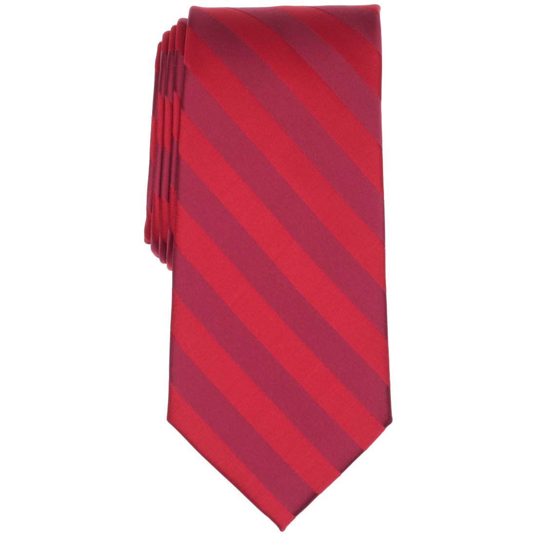 Perry Ellis Men's Satin Stripe Solid Tie