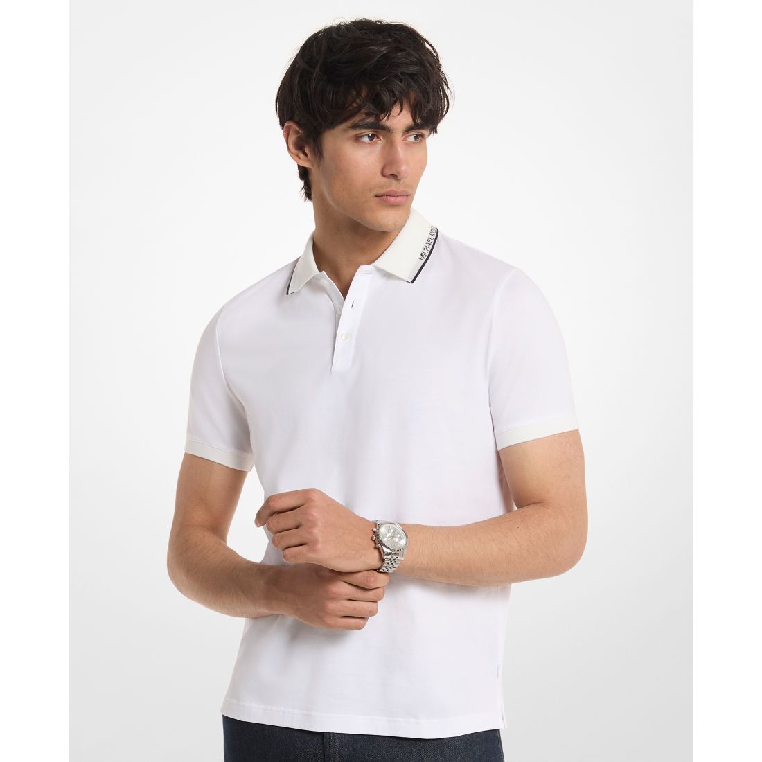 Michael Kors Men's Regular-Fit Pull-On Polo Shirt
