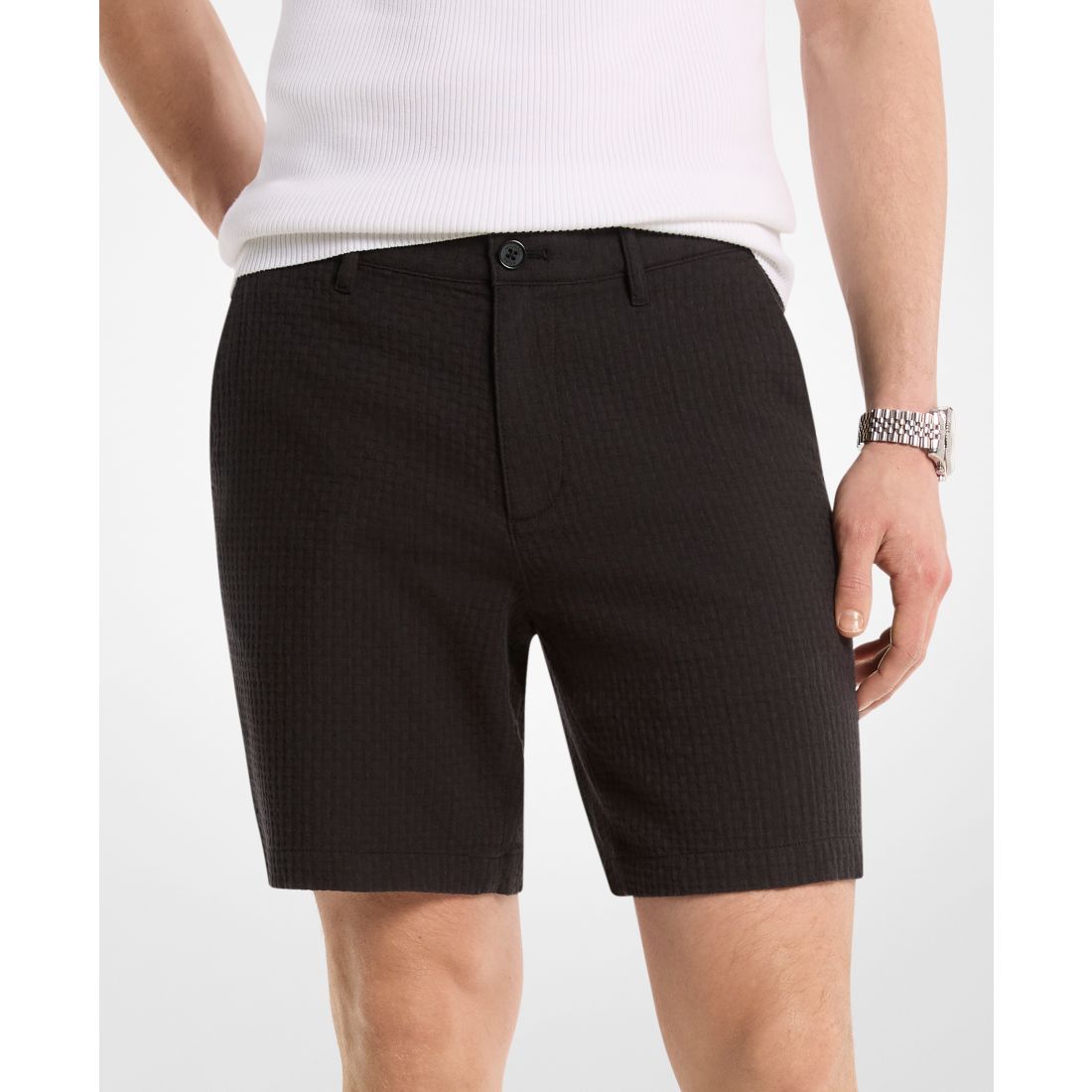 Michael Kors Men's Touchable Waffle Texture Shorts