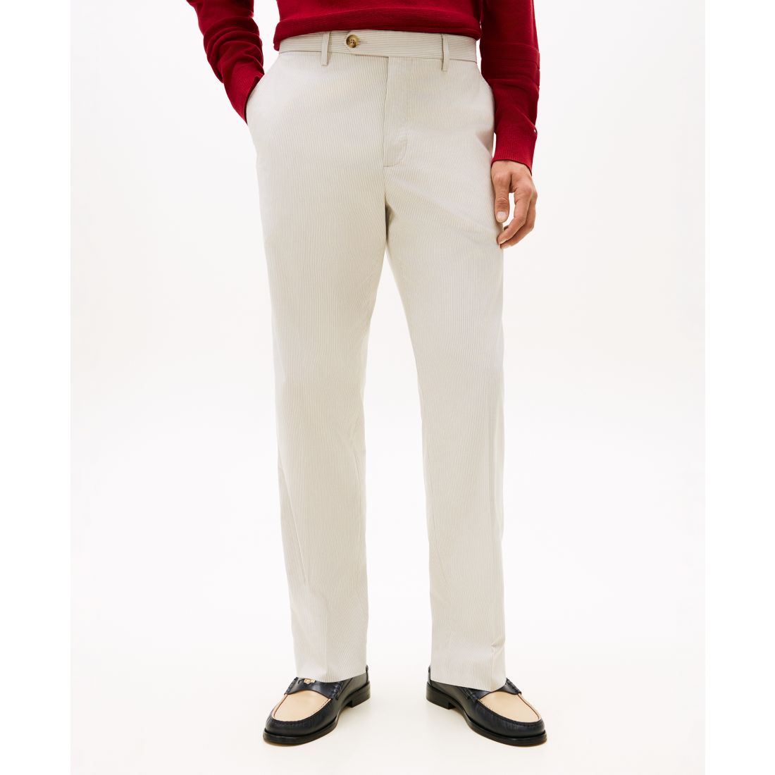 Tommy Hilfiger Men's Dobby Texture Regular-Fit Pants