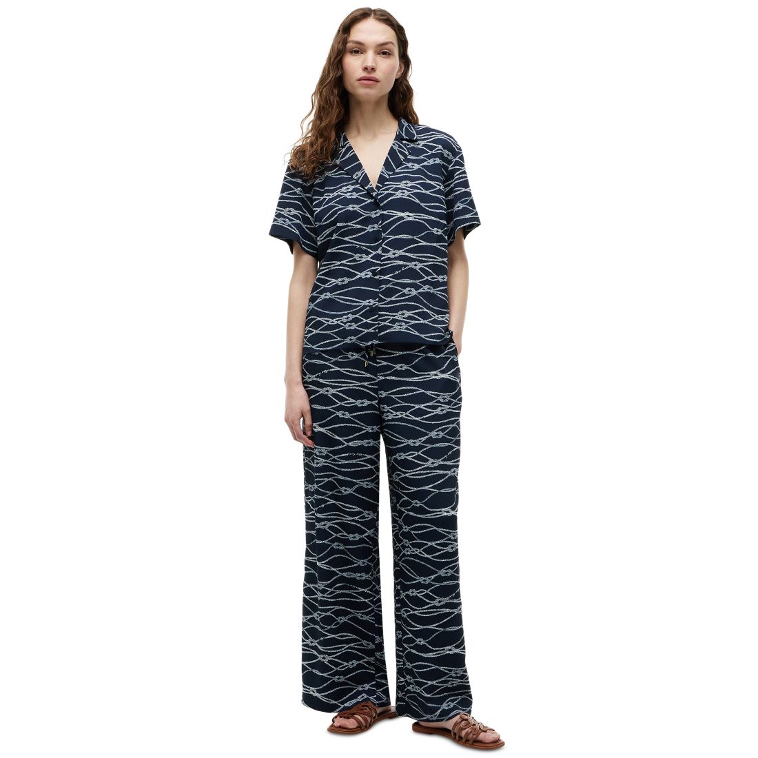 Tommy Hilfiger Women's Printed Pull-On Pants