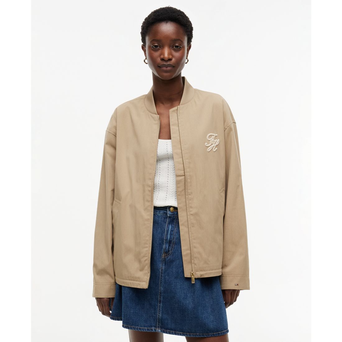 Tommy Hilfiger Women's Cotton Bomber Jacket