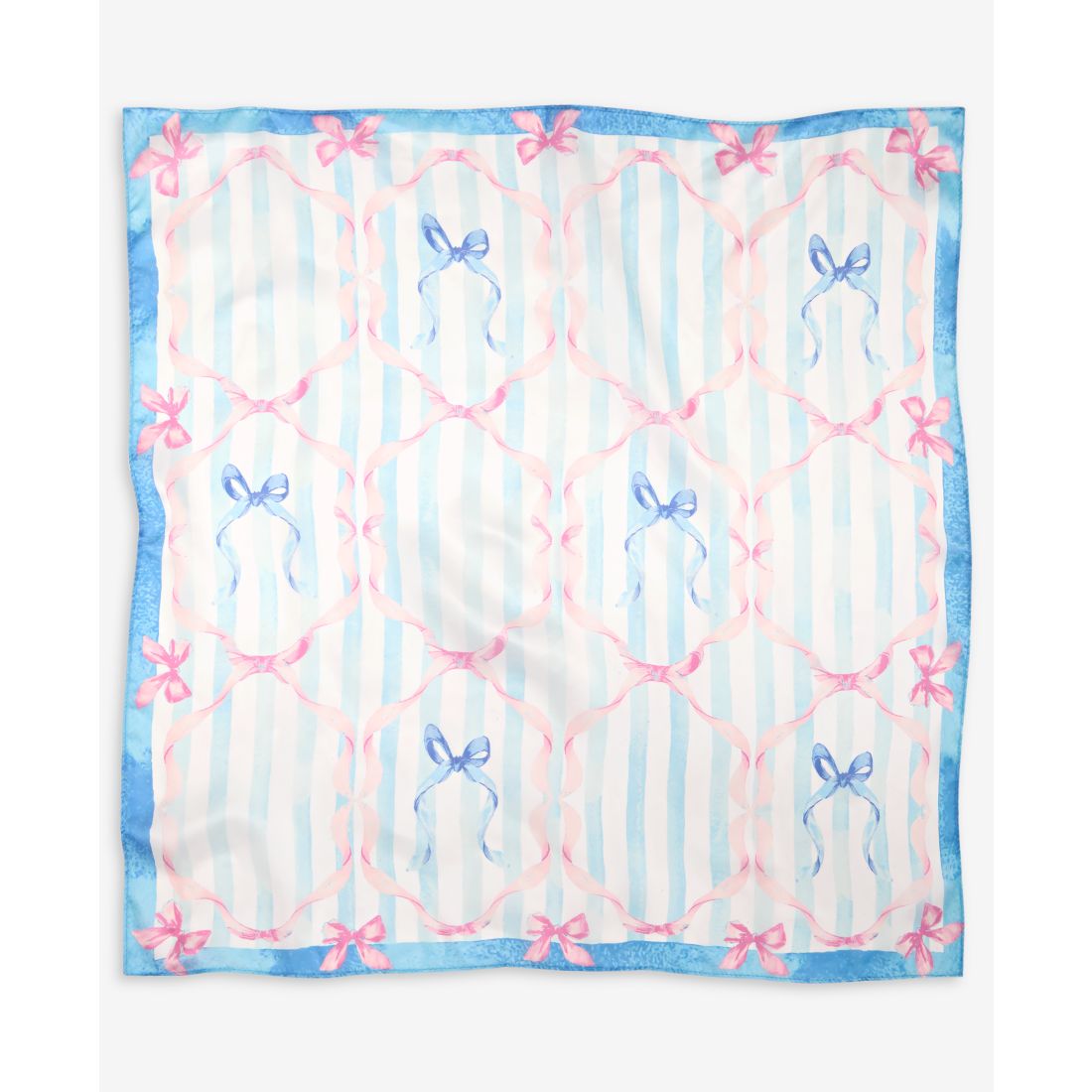 On 34th Ribbon Bow Print Square Scarf, Macy's Exclusive