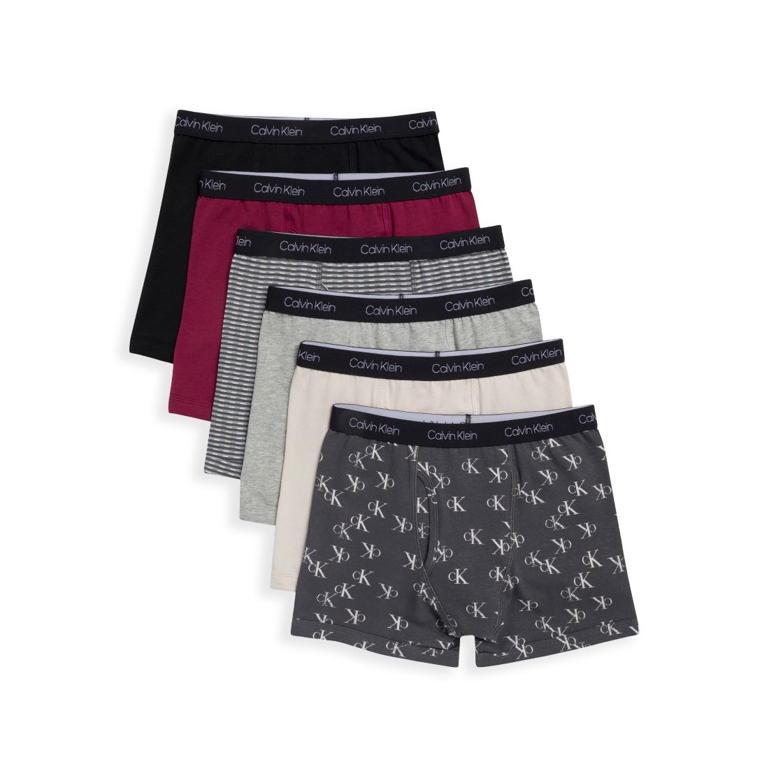 Calvin Klein Boys 6 Pack Boxer Brief