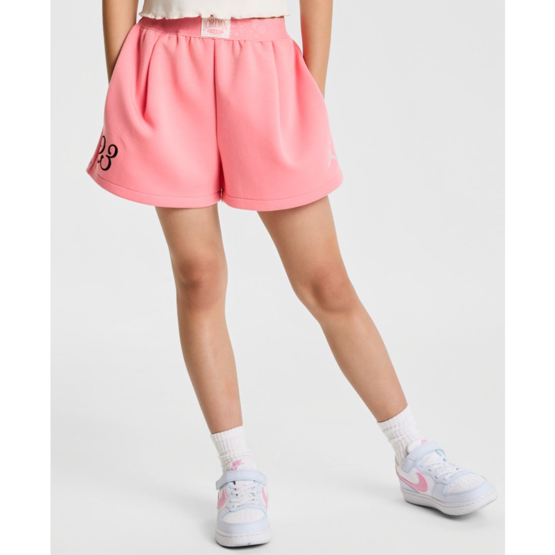 Jordan Girls' 7-16 Pull-On Shorts
