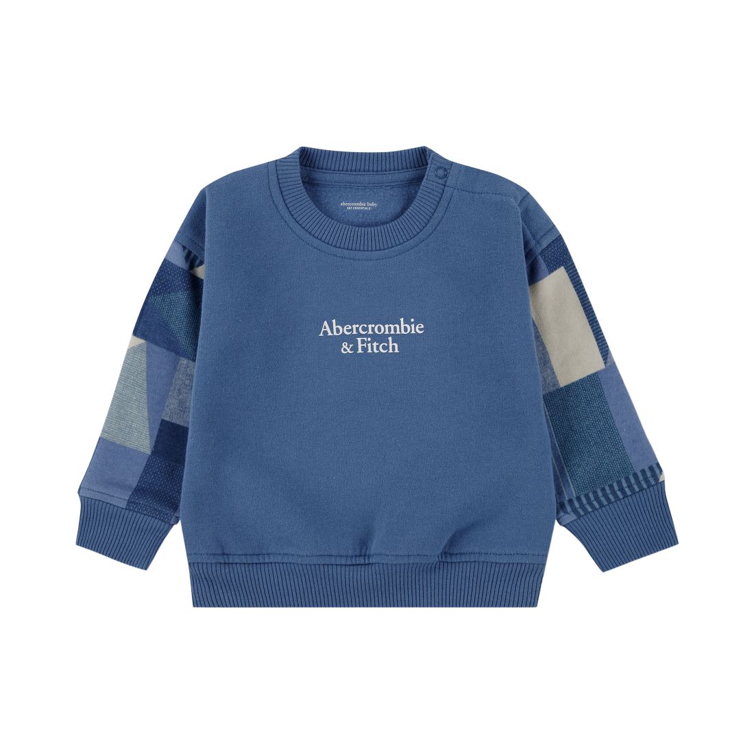 Abercrombie Kids Baby Boys' Essential Patchwork Long-Sleeve Sweatshirt