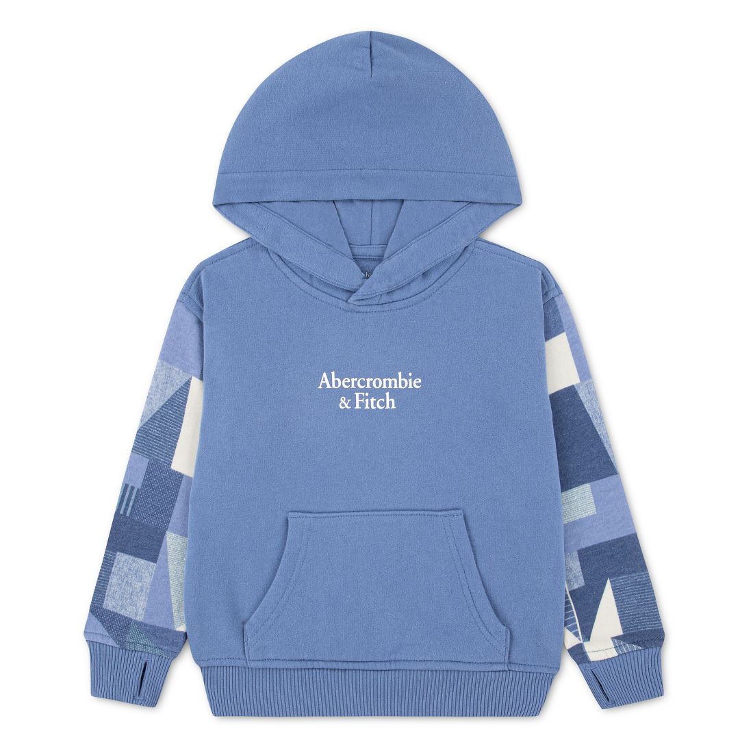 Abercrombie Kids Boys' Essentials Patchwork Pullover Hoodie
