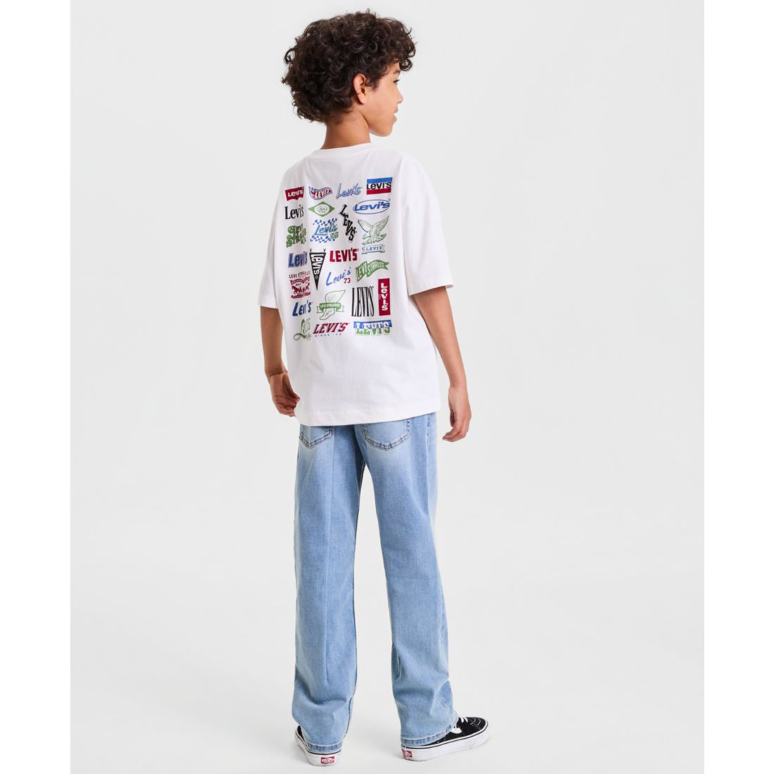 Levi's Boys 8-20 Heritage Logos Tee