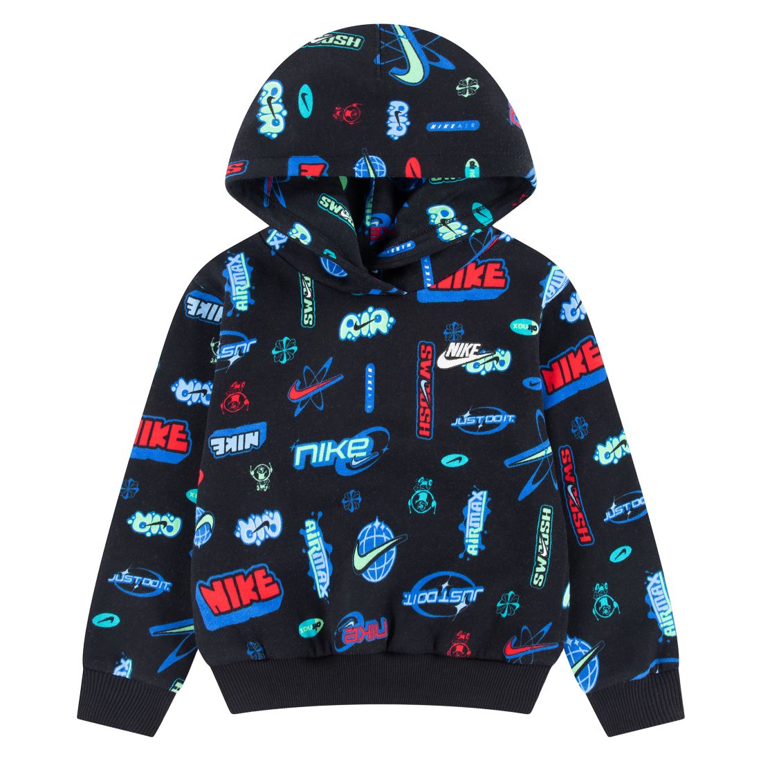 Nike Boys' 4-7 Logo Printed Pullover Hoodie