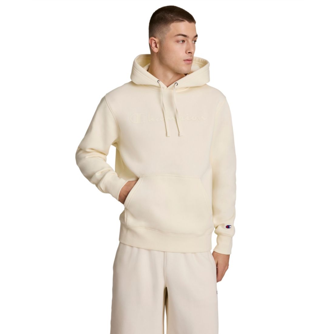 Champion Men's Logo Graphic Pullover Hoodie