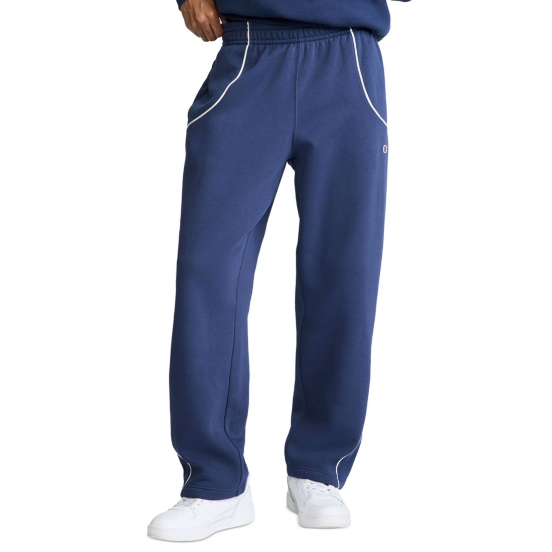 Champion Men's Piped Open Bottom Relaxed-Fit Pants