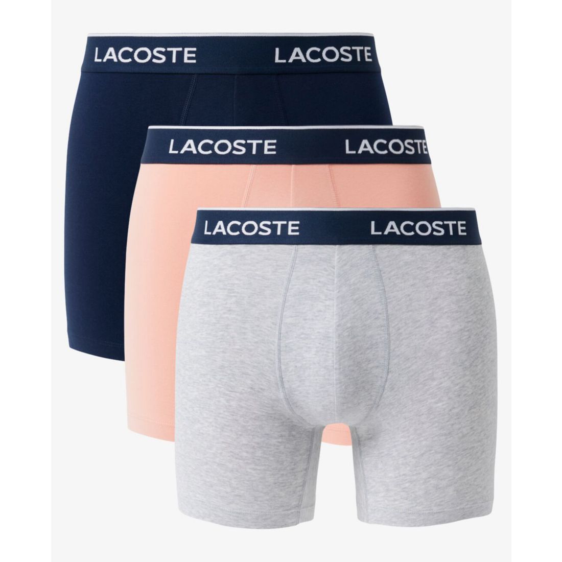 Lacoste Men's Regular-Fit Boxer Briefs, 3-Pack Gift Set