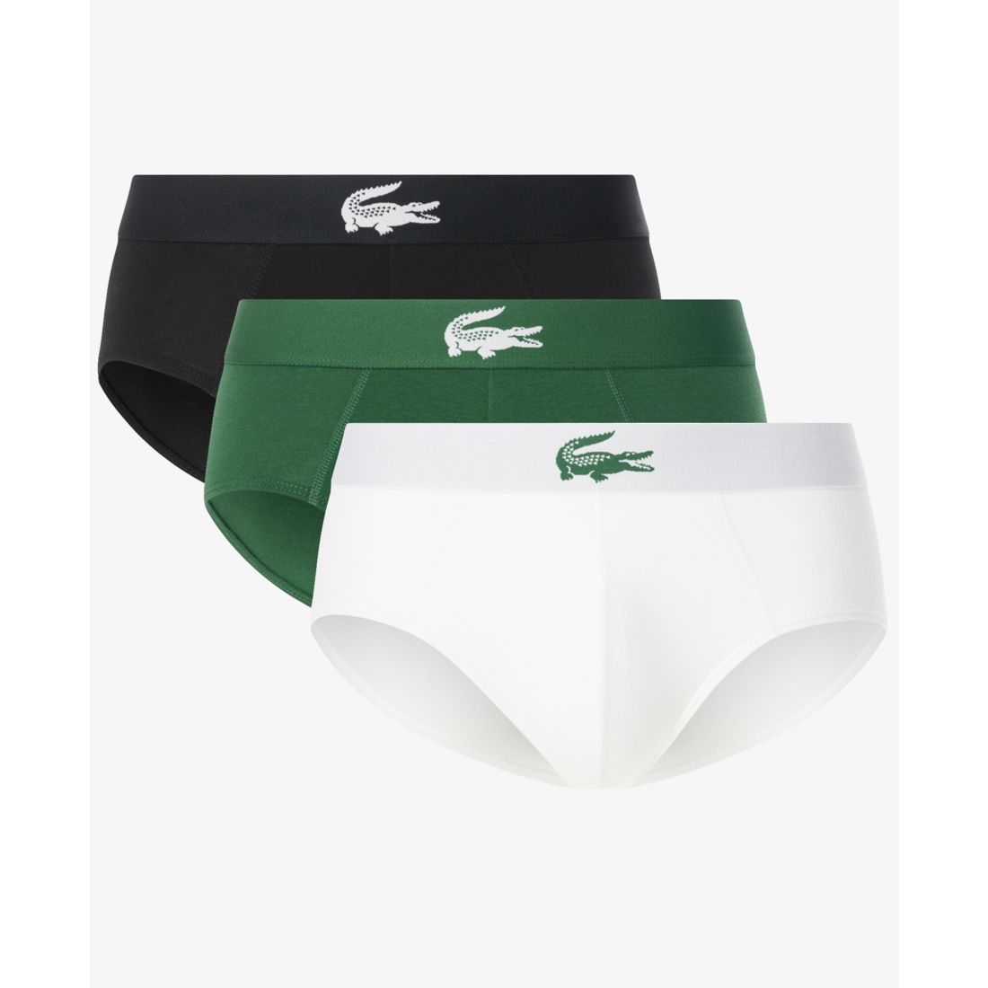 Lacoste Men's Regular-Fit Briefs, 3-Pack