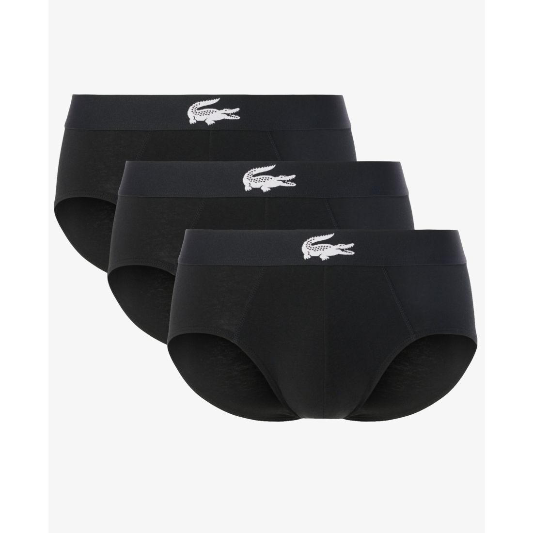 Lacoste Men's Regular-Fit Briefs, 3-Pack