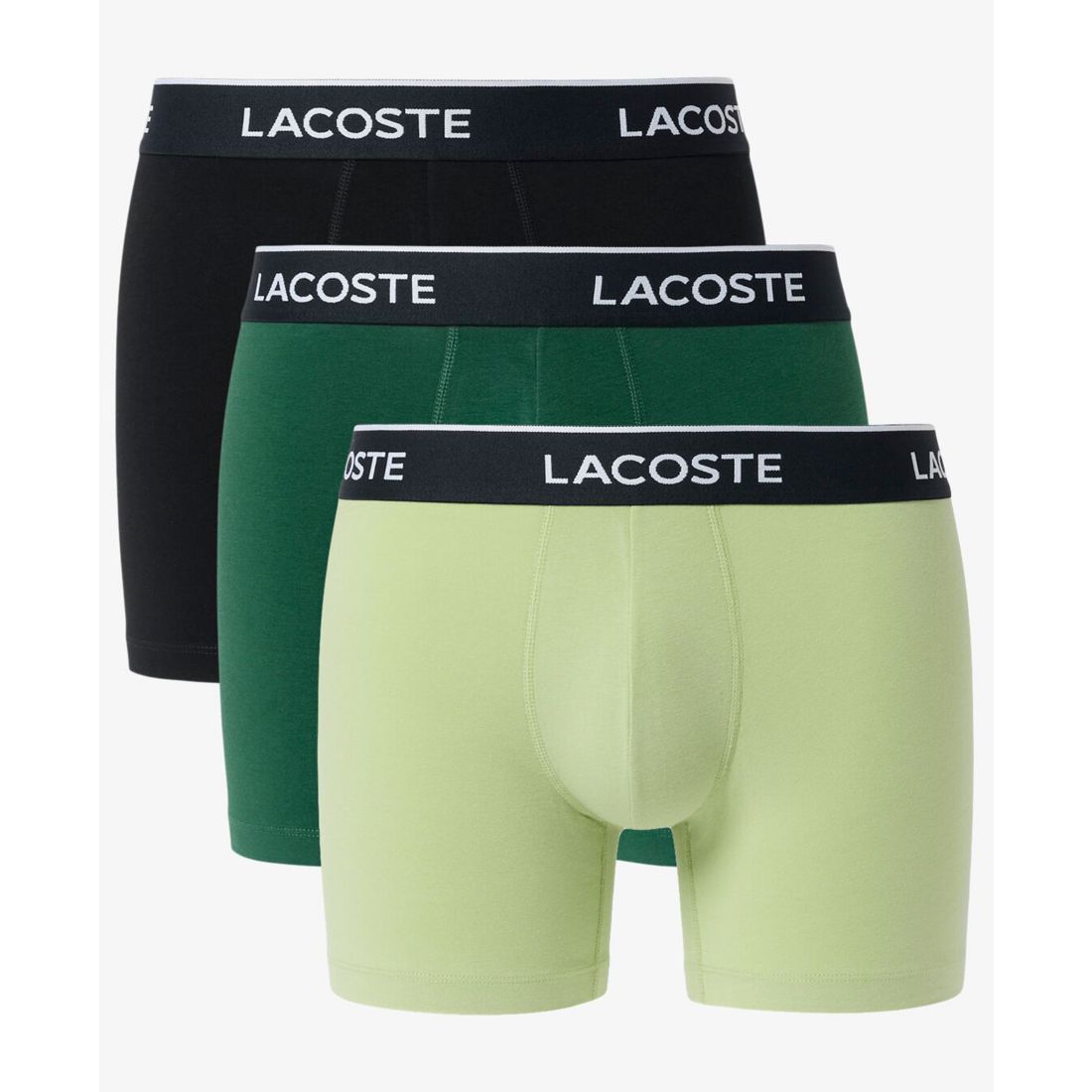 Lacoste Men's Regular-Fit Boxer Briefs, 3-Pack Gift Set