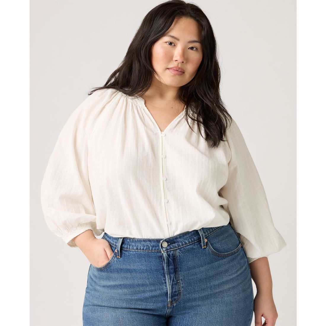 Levi s Plus Phoebe V-Neck Top