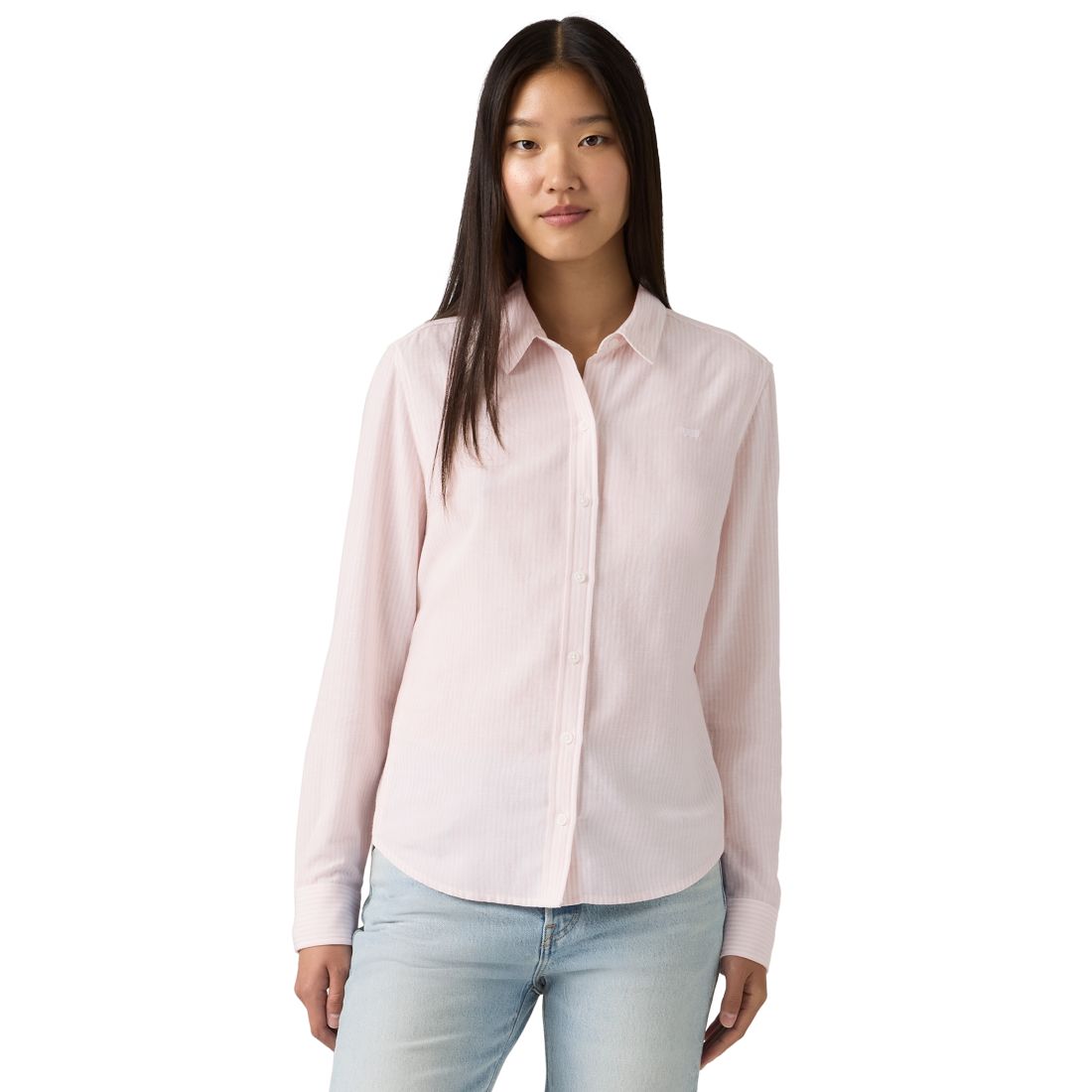 Levi s Juniors' Striped Point Collar Shirt
