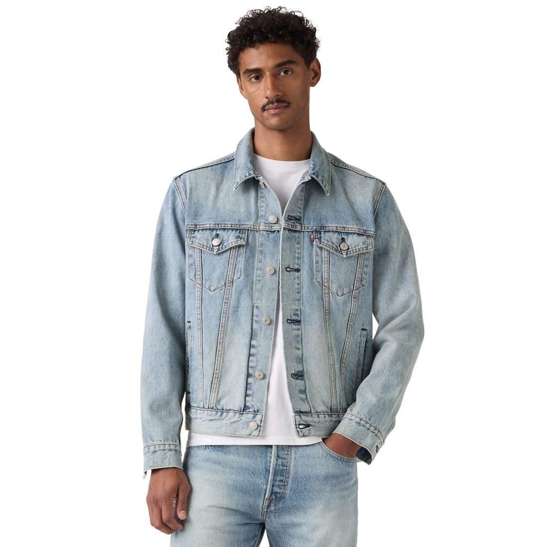 Levi's Men's Regular Fit Non-Stretch Denim Trucker Jacket