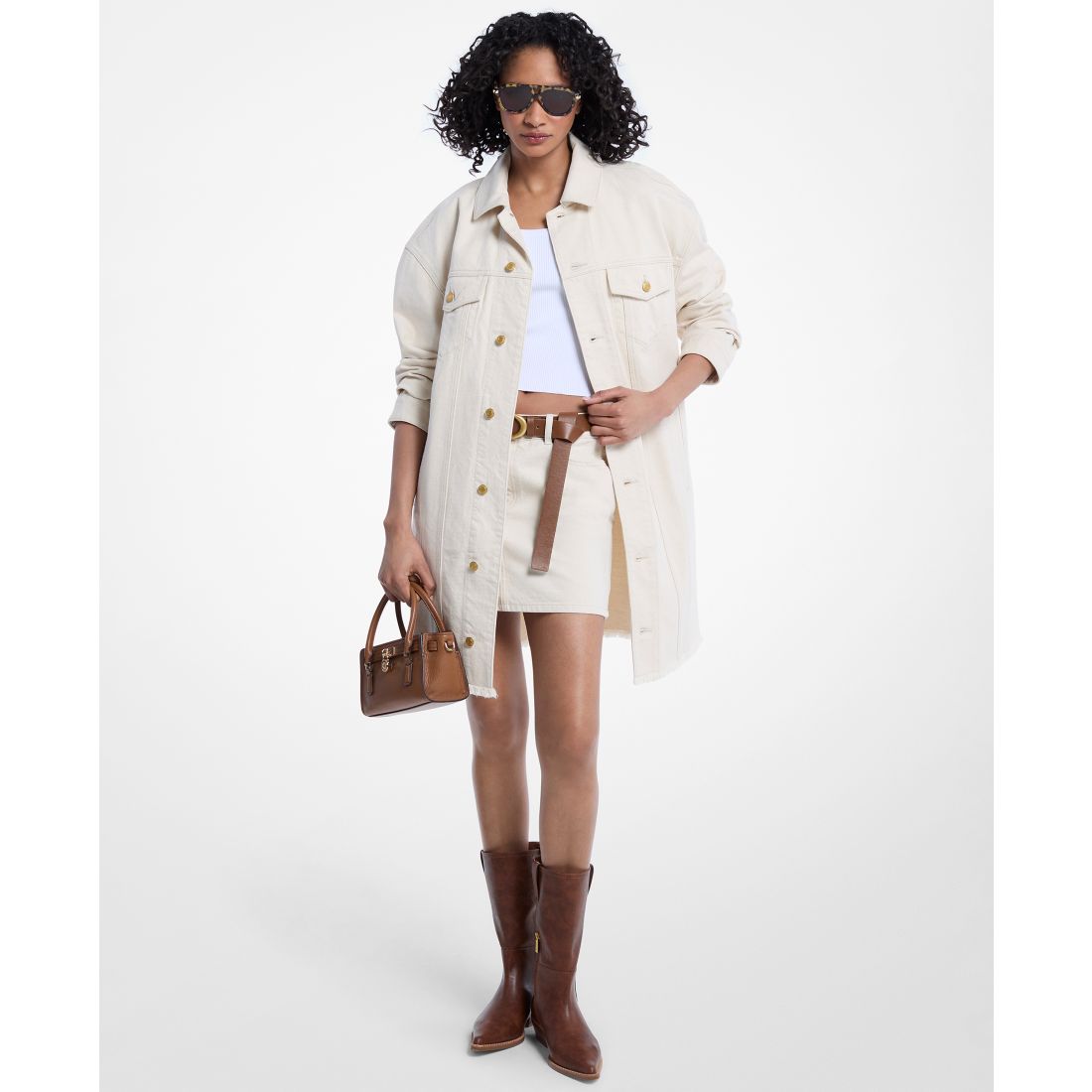 Michael Kors Women's Oversized Denim Coat