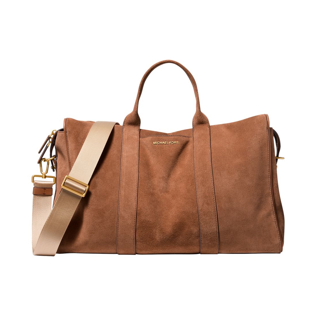 Michael Kors Men's Medium Suede Slouch Duffel Bag