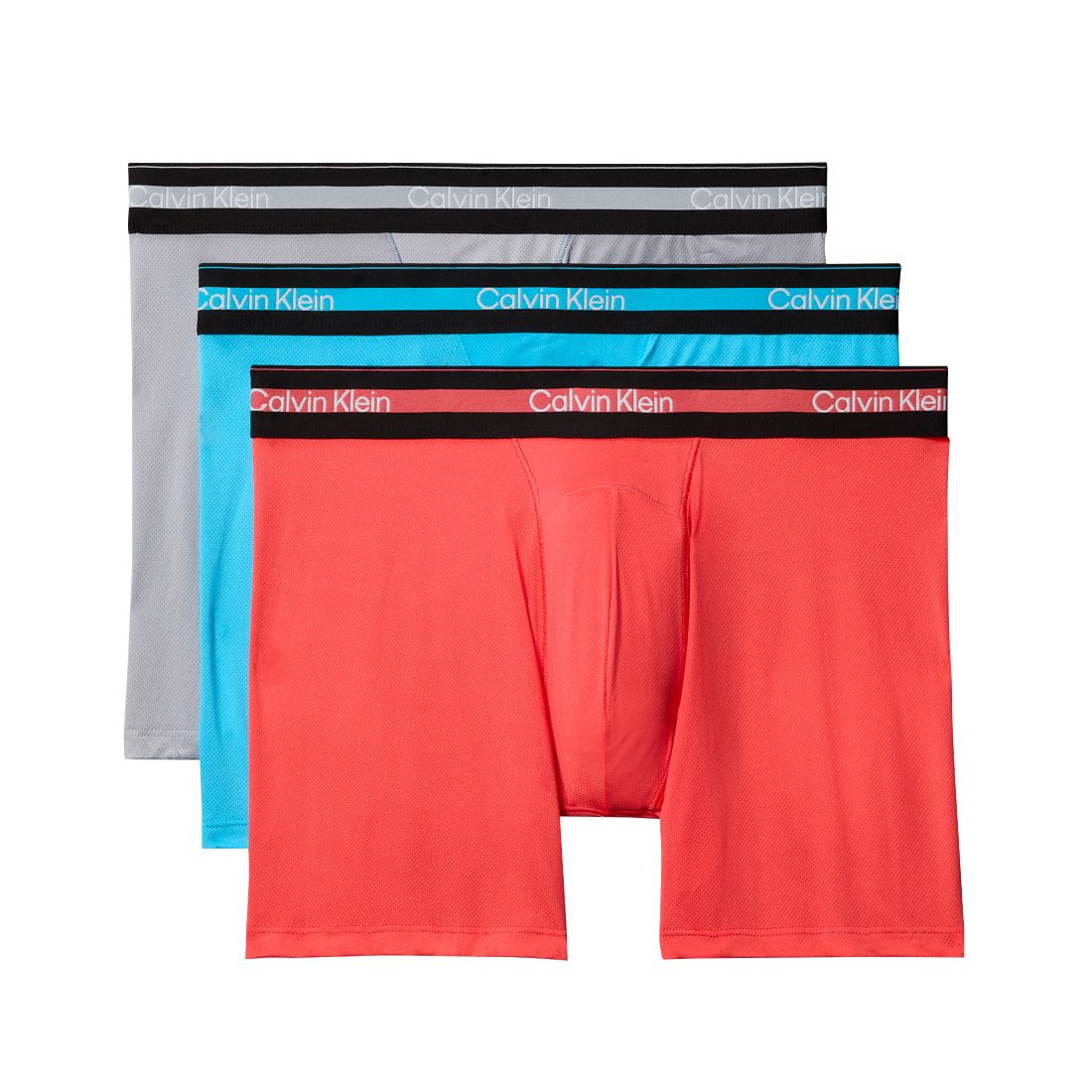 Calvin Klein Men's Icon Active Mesh Boxer Briefs, 3-Pack