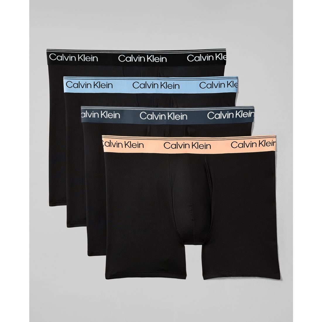 Calvin Klein Men's Microfiber Stretch Boxer Briefs, 4-Pack