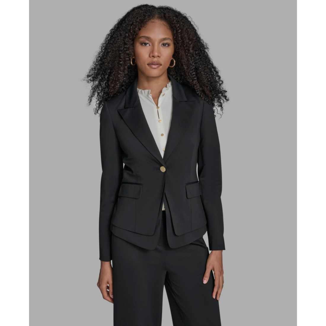 Bcbg Women's One-Button Layering Jacket