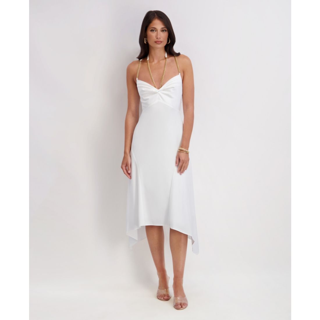Macy*s Siena Women's Sweetheart Neck Midi Dress available now at Barton  Creek Square