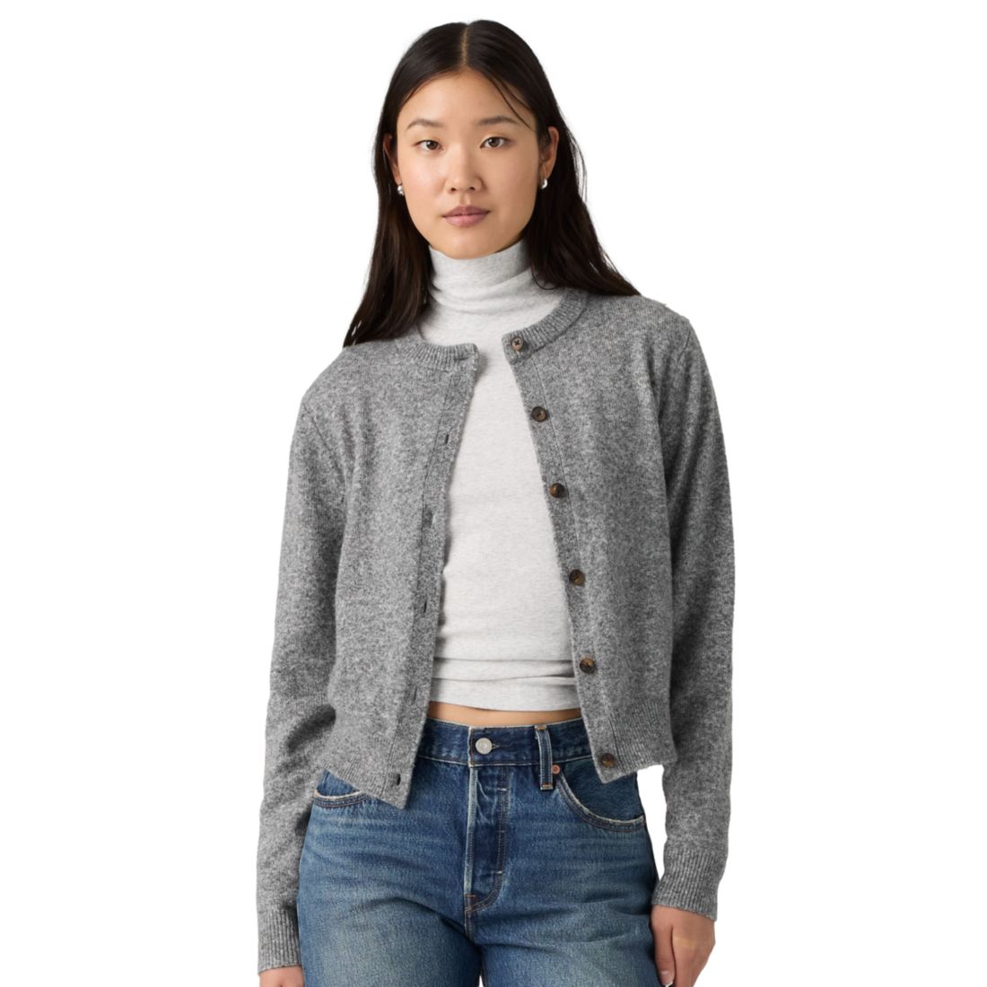 Levi s Women's Claire Stripe Wool-Blend Cardigan