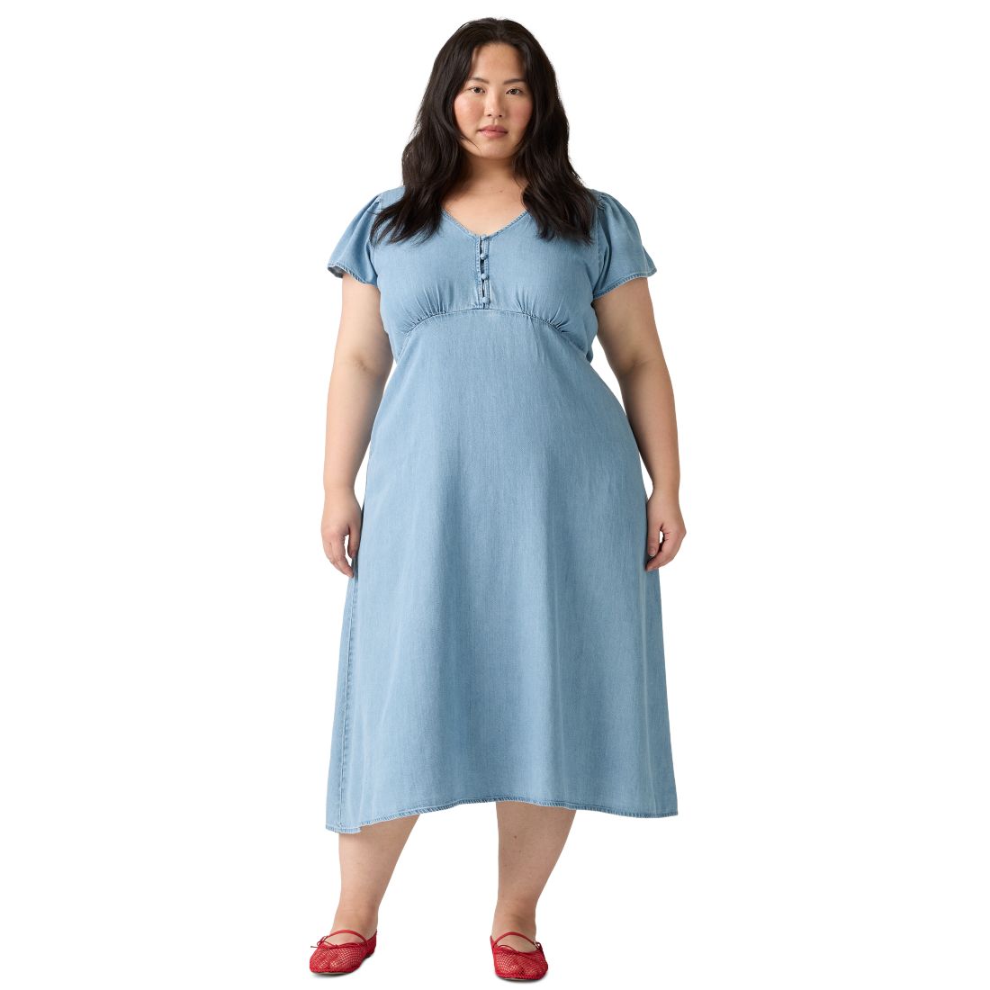 Levi s Plus Size Lilith Short-Sleeve Midi Dress