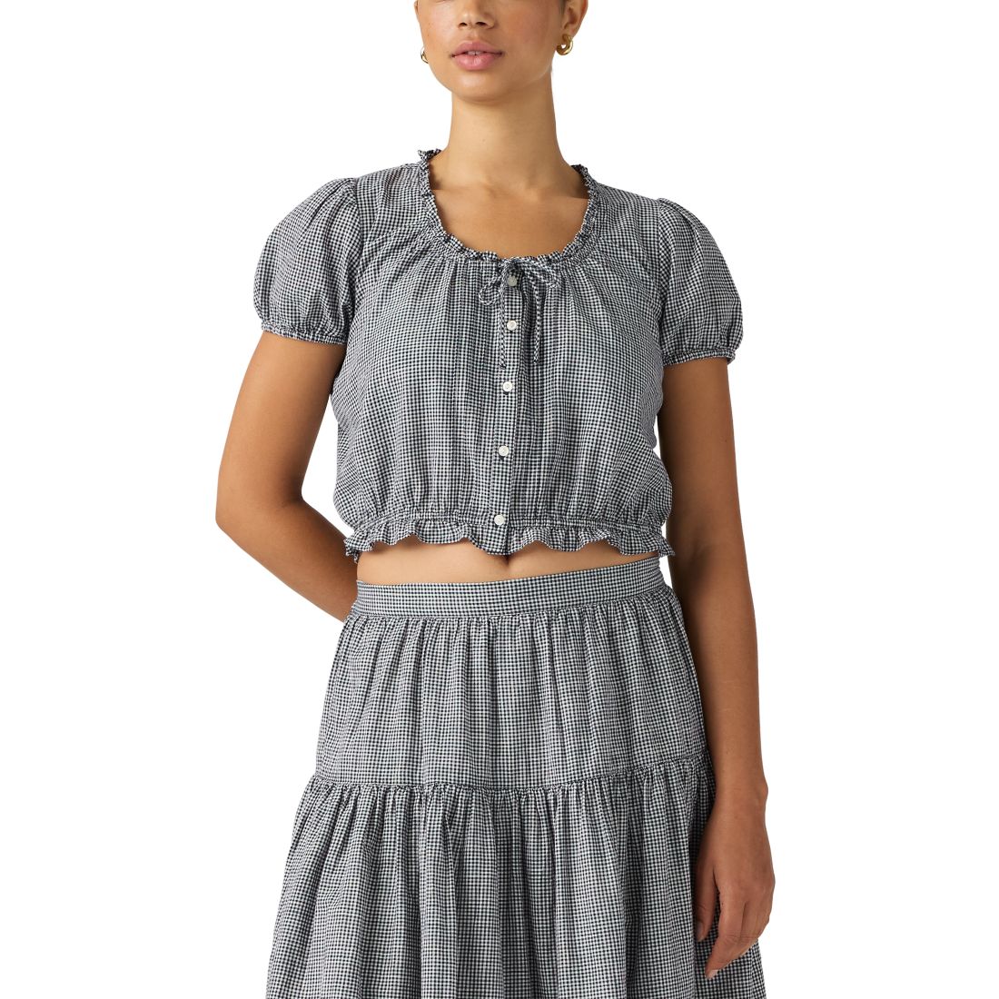Levi s Plus Size Chiara Front Button Short-Sleeve Blouse