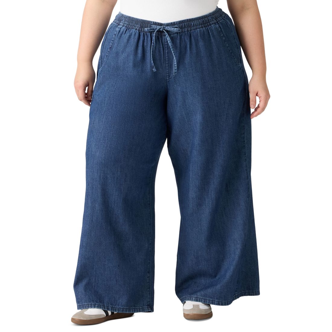 Levi's Plus Size Essential Wide-Leg Cotton Pants