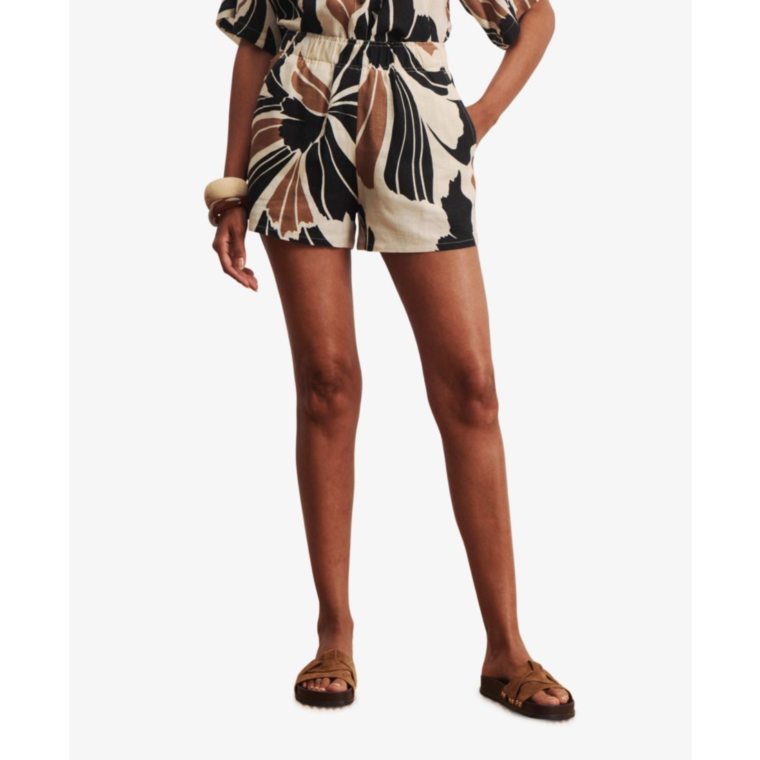 Sanctuary Women's Good Time Pull-On Linen Shorts