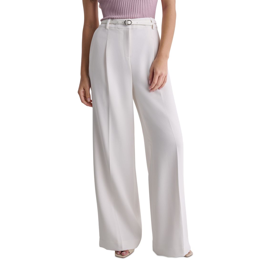 Bcbg Women's Wide-Leg High-Rise Pants