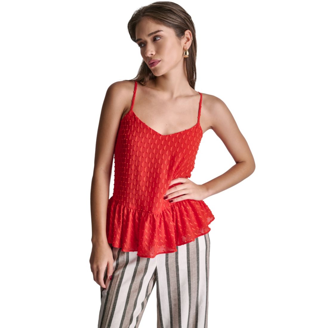 Bcbg Women's Sleeveless V-Neck Top