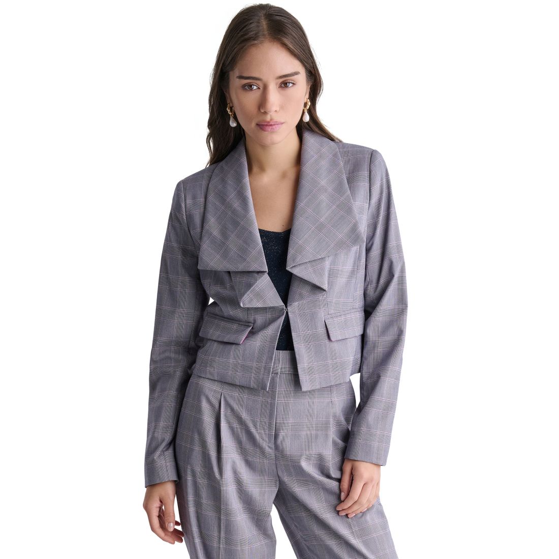 Bcbg Women's Ruffle-Front Blazer