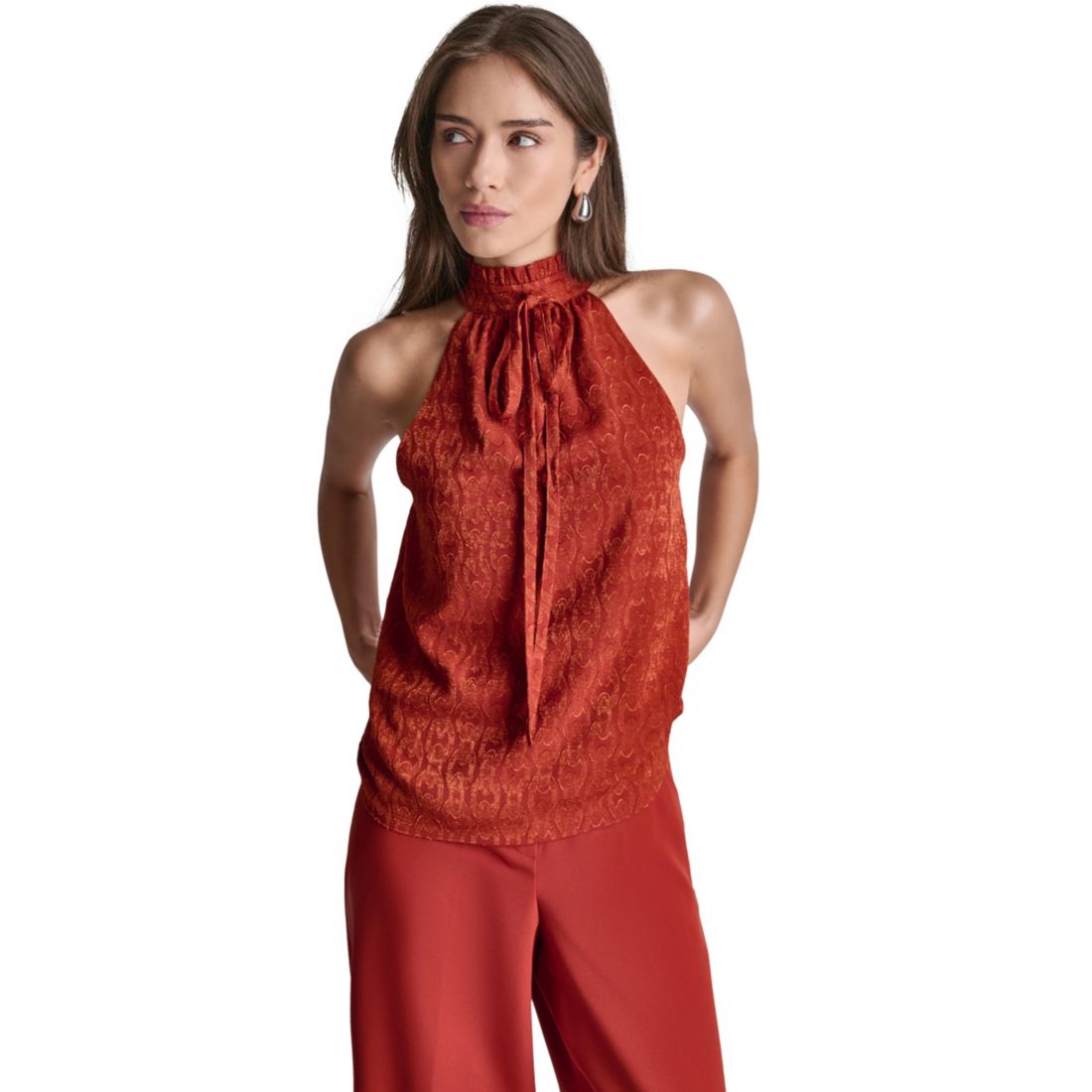 Bcbg Women's Halter Neck Top
