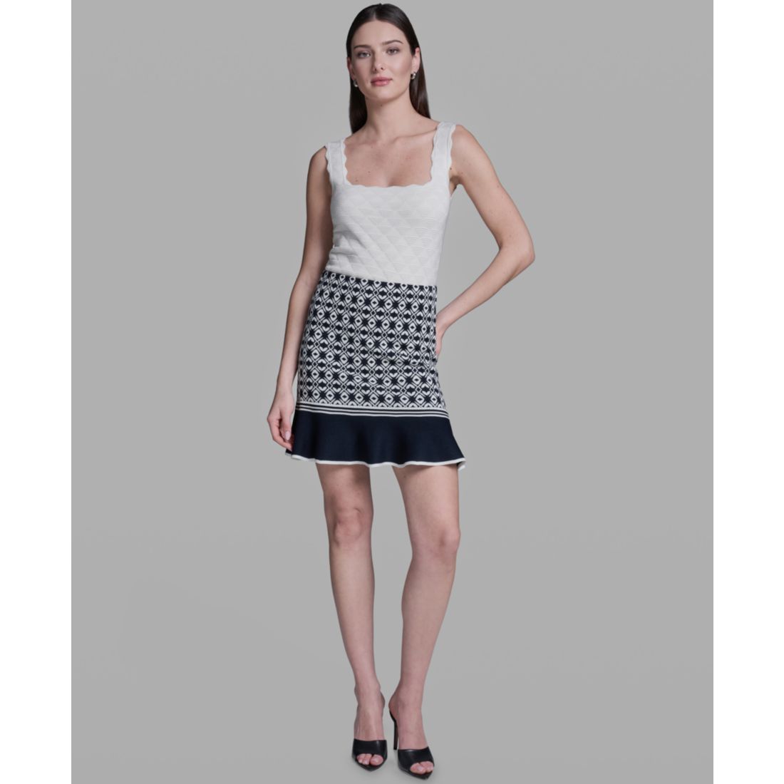 Bcbg Women's Sweater Knit Pull-On Mini Skirt