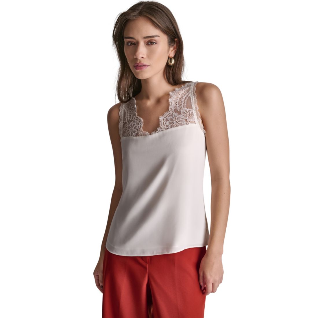 Bcbg Women's Sleeveless V-Neck Top