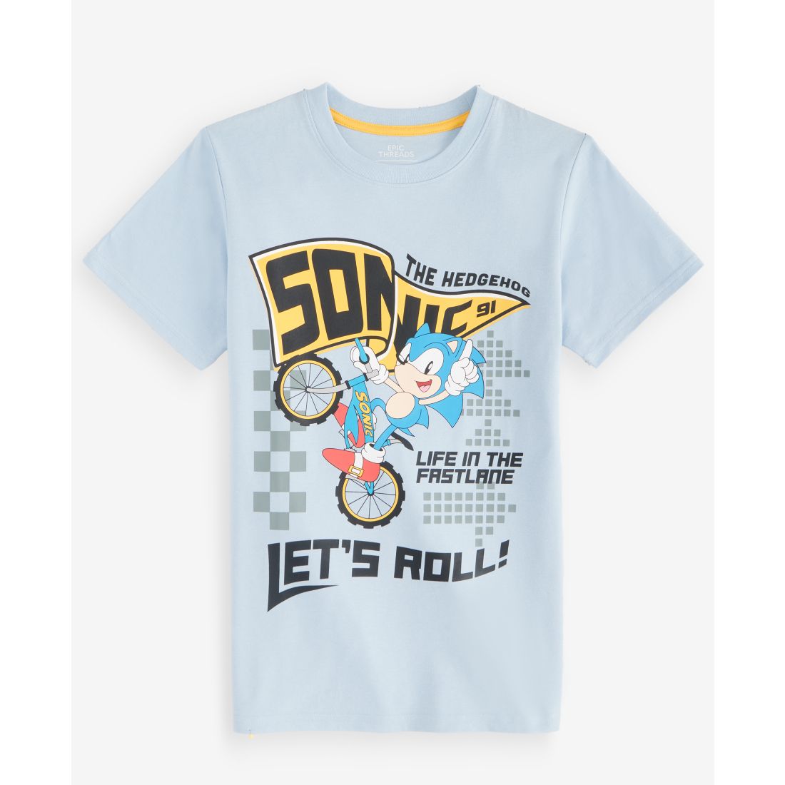 Epic Threads Boys' Xs-xl Sonic Let's Roll Short-Sleeve T-Shirt, Macy's Exclusive