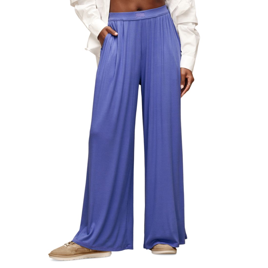 UGG Women's Imogen Wide-Leg Rib Pants