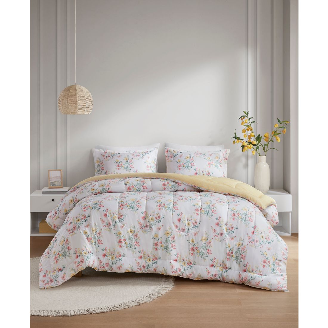 Macy's Addison Park Charlotte Reversible 3-Pc. Comforter Sets