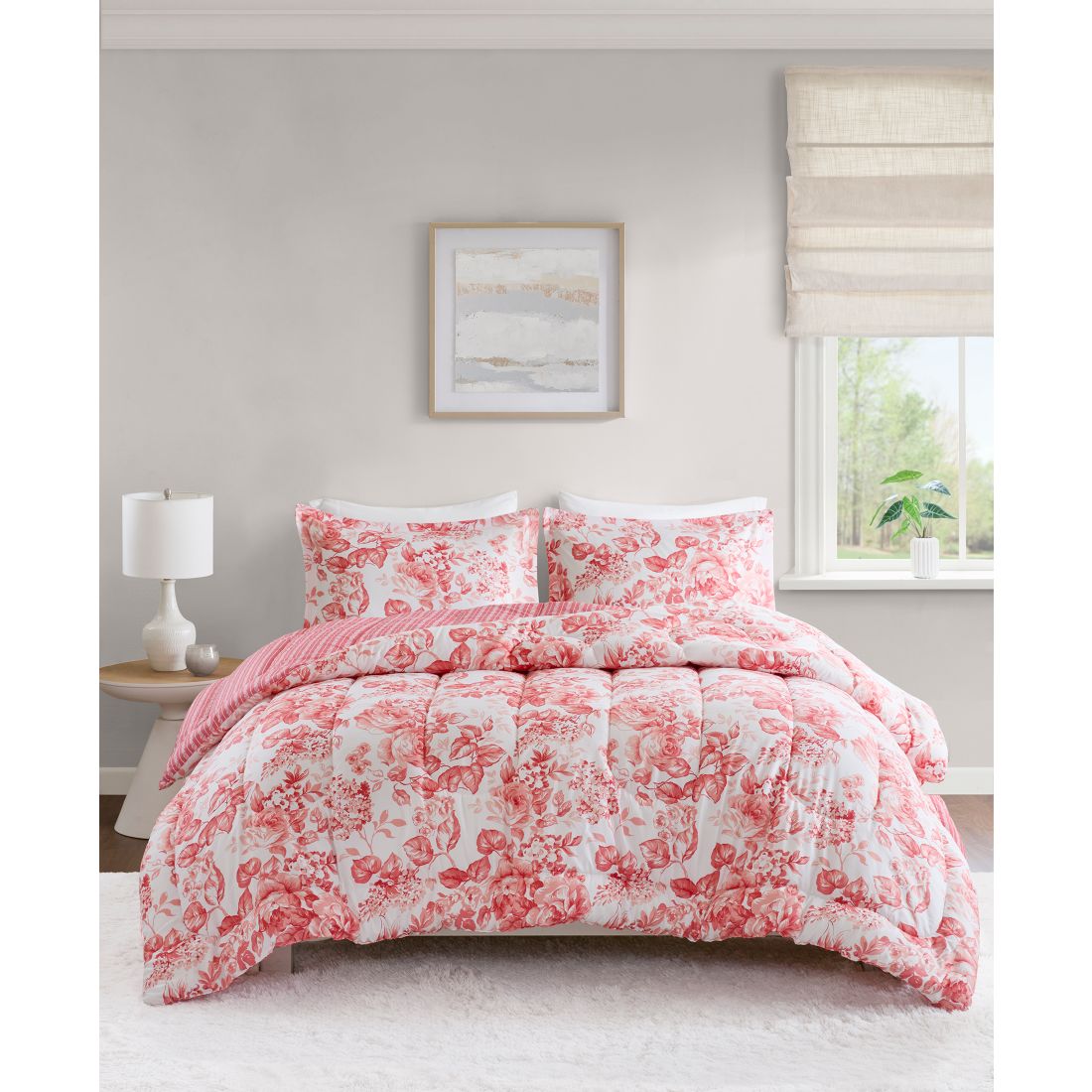 Macy's Addison Park Clarissa Floral 3-Pc. Comforter Sets