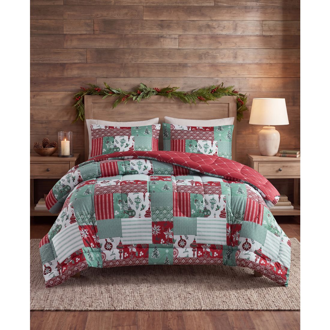 Macy's Neve Patchwork 3-Piece Comforter Sets