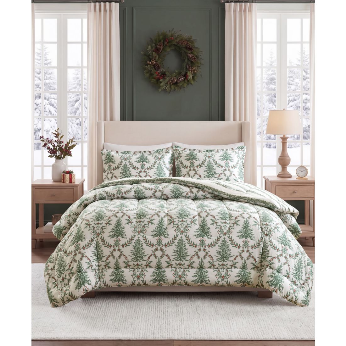 Macy's Balsam Reversible 3-Piece Comforter Sets