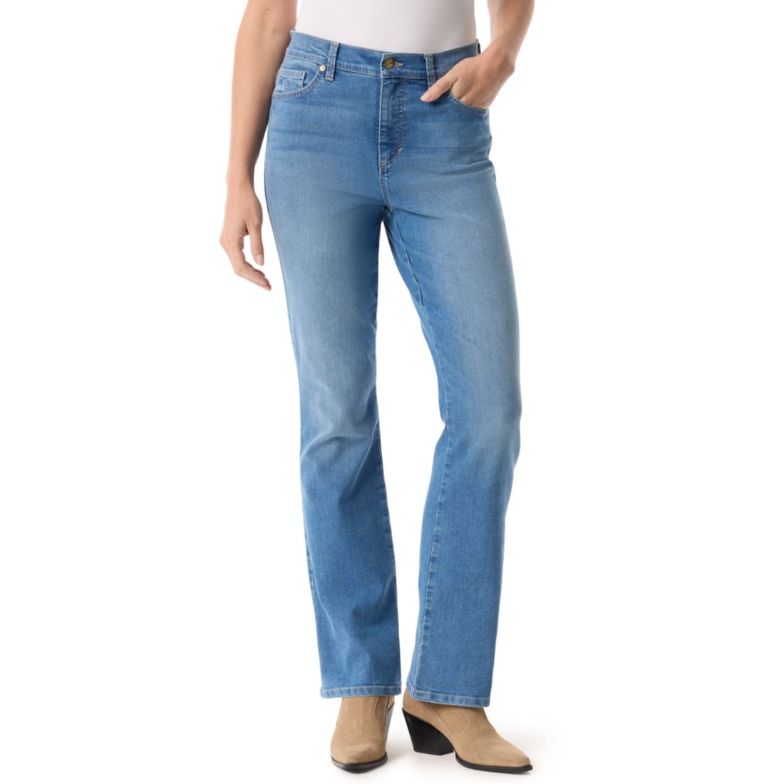 Gloria Vanderbilt Women's Amanda Original Bootcut Jeans, in Regular, Short & Long