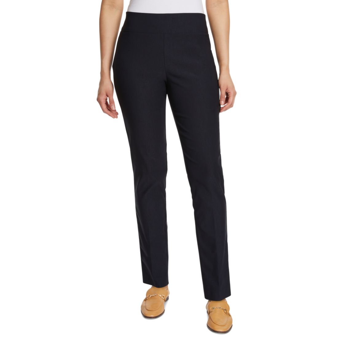 Gloria Vanderbilt Women's Tummy-Control Pull-On Slim Trousers, in Regular, Short & Long