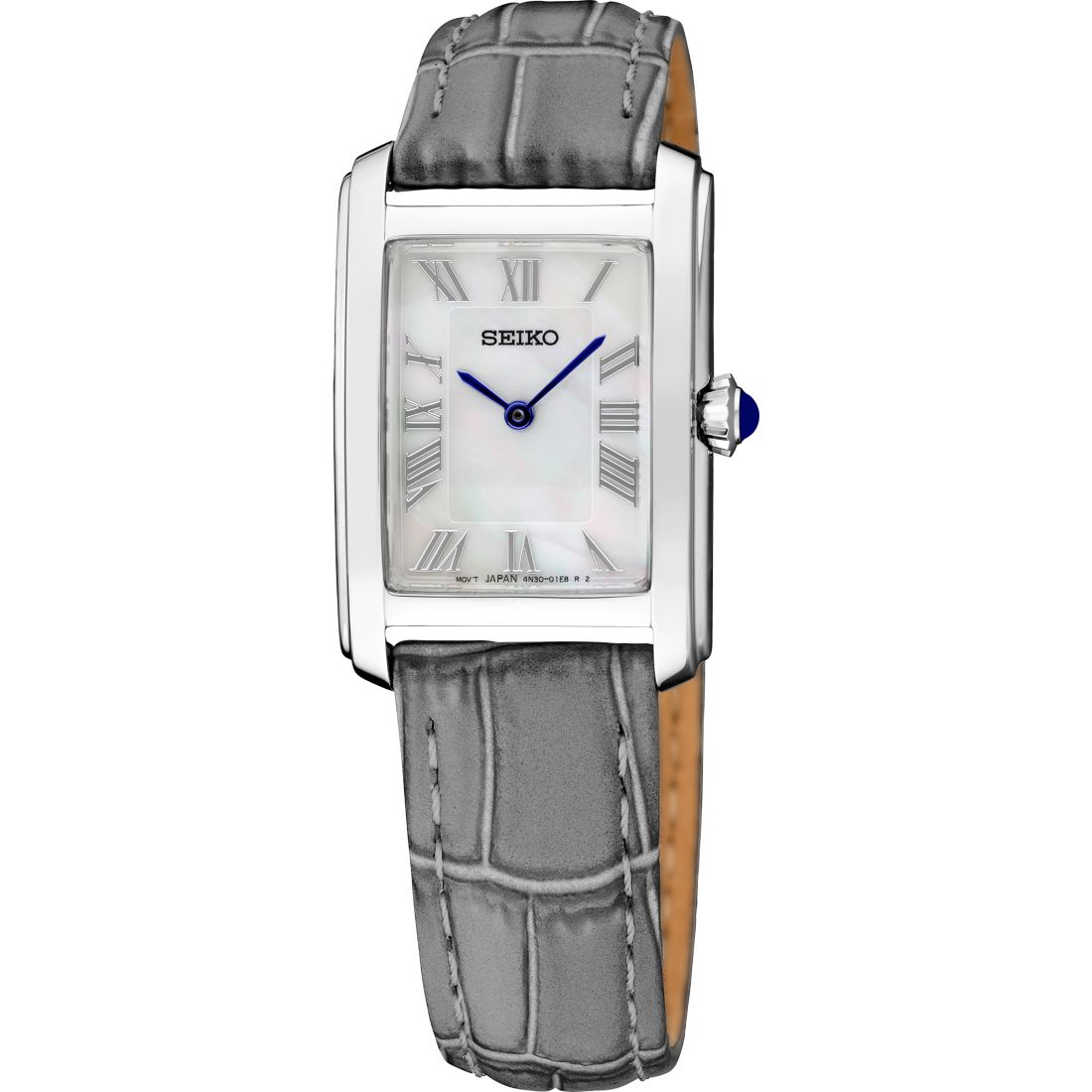 Seiko Women's Essentials Quartz Leather Strap Watch, 22.2mm