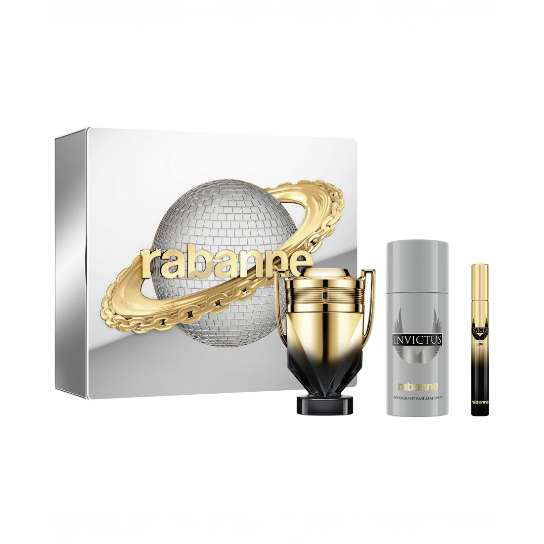 Rabanne 3-Piece Invictus Elixir Gift Set