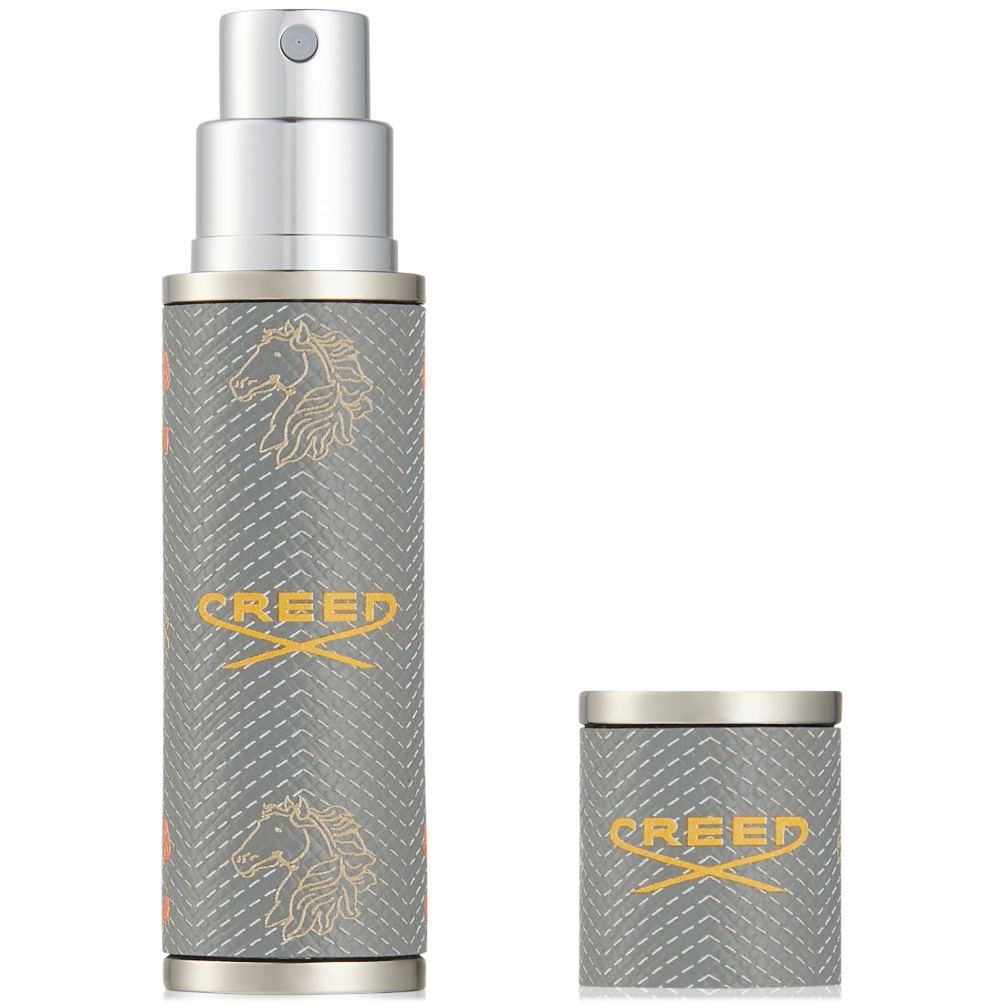 Creed Leather Refillable Travel Atomizer Grey, 0.16 oz.
